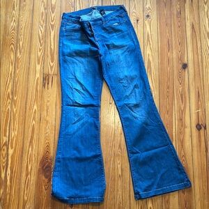 Classic Blue Flared Women Jeans